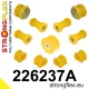 226237A: Rear suspension bush kit SPORT Custom 221813 - 62mm Yellow