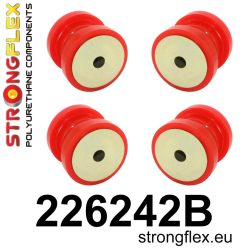 226242B: Rear subframe bush kit Red