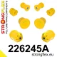 226245A: Front suspension and ream beam bush kit SPORT 19mm 221403 221246 - 69mm Yellow
