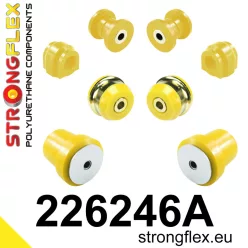   226246A: Front suspension and ream beam bush kit SPORT 21,5mm Black