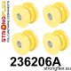 236206A: Front subframe bush kit SPORT
