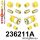 236211A: Rear suspension bush kit SPORT