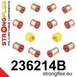 236214B: Rear suspension bush kit 18mm Black