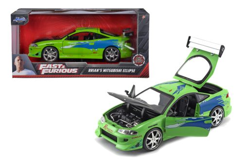Jada 1:24 Fast & Furious 1995 Mitsubishi Eclipse – Brian's Iconic Car