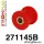 271145B: Front anti roll bar link bush Red