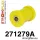 271279A: Front wishbone front bush 61mm SPORT Yellow