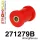 271279B: Front wishbone front bush 61mm Red