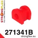 271341B: Front / rear anti roll bar bush 24mm Red