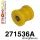 271536A: Rear lower inner arm bush SPORT Black