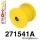 271541A: Rear diff front mounting bush SPORT Yellow