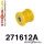 271612A: Rear toe adjuster inner bush SPORT Black