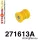 271613A: Rear lower track control inner bush SPORT Yellow