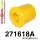 271618A: Rear diff rear mounting bush SPORT Yellow