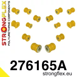   276165A: Rear suspension polyurethane bush kit SPORT 14mm Black