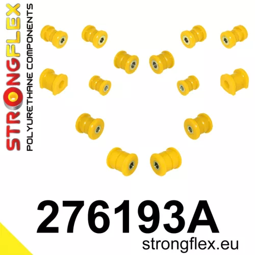 276193A: Rear suspension bush kit SPORT 20mm Black