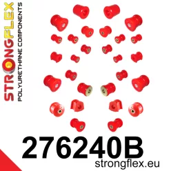   276240B: Full suspension bush kit 23mm 14mm 2x271806, 2x271807 Red