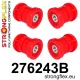 276243B: Rear subframe bush kit Red