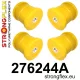 276244A: Rear subframe bush kit SPORT 4x271619 Yellow