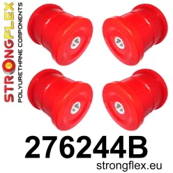 276244B: Rear subframe bush kit 2x271806, 2x271807 Red