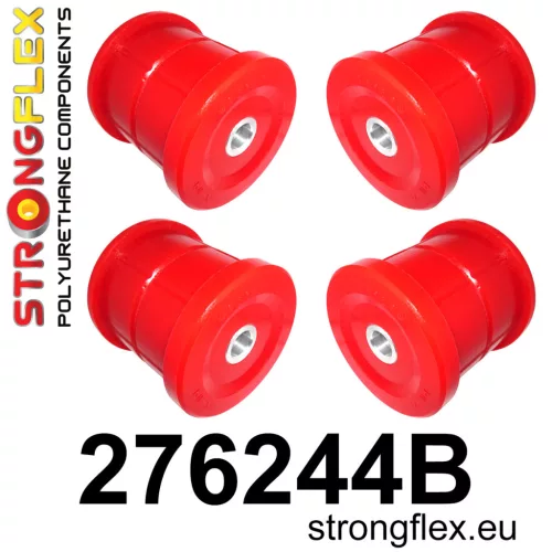 276244B: Rear subframe bush kit 4x271619 Red