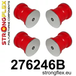 276246B: Rear subframe bush kit Red