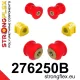 276250B: Front suspension bush kit 23mm 0x271609 Red