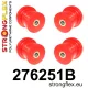 276251B: Rear subframe bush kit Red