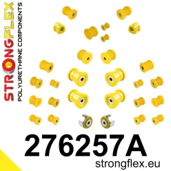   276257A: Full suspension polyurethane bush kit SPORT 23mm 17mm 0x271620, 0x271621 Black