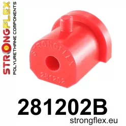 281202B: Front wishbone rear bush Red