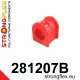 281207B: Front anti roll bar bush Custom Red