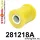 281218A: Rear arm bush SPORT Yellow
