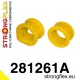281261A: Steering rack mount bush SPORT 50mm Yellow
