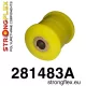 281483A: Trailing arm upper / lower bushing SPORT Black