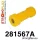 281567A: Front upper arm bush SPORT Black