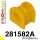 281582A: Front anti roll bar bush SPORT Custom Yellow