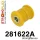 281622A: Front upper wishbone bush SPORT Black