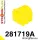 281719A: Front anti roll bar bush SPORT 33mm Yellow