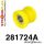 281724A: Rear trailing arm front bush SPORT