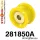 281850A: Rear diff mount - rear bush SPORT Yellow