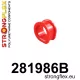 281986B: Steering rack bush Red