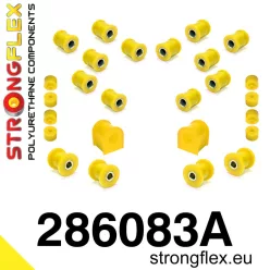 286083A: Rear suspension bush kit SPORT 15mm Black