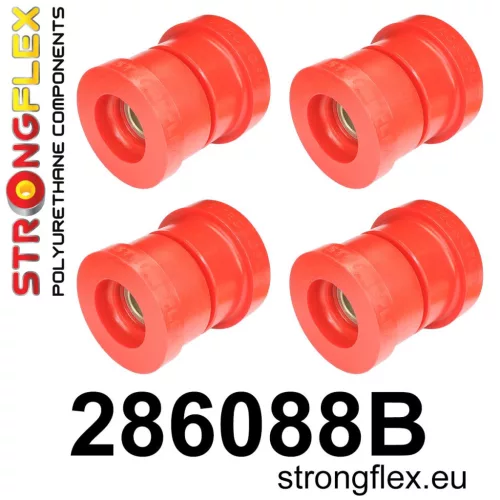 286088B: Rear beam mounting bush kit RWD 0 pcs Black