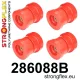 286088B: Rear beam mounting bush kit RWD 4 pcs Black