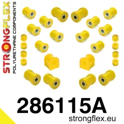 286115A: Rear suspension bush kit SPORT 15mm Black