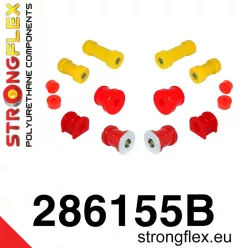286155B: Front suspension bush kit 20mm 53mm Red