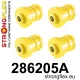 286205A: Rear subframe bush kit AWD SPORT 0 pcs Yellow