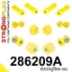 286209A: Front suspension bush kit SPORT 22mm 281400 281397 - 38mm Yellow