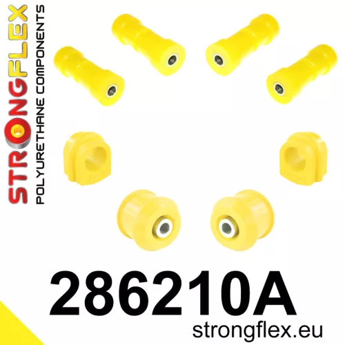 286210A: Front suspension bush kit SPORT 22mm 281400 281262 Black