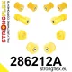 286212A: Front suspension bush kit SPORT 22mm 281400 281262 Yellow