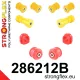 286212B: Front suspension bush kit 22mm 281400 281788 Black